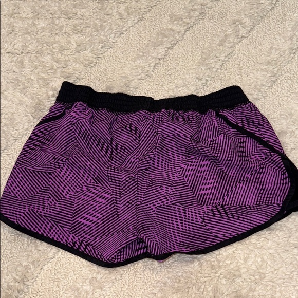 Champion Women's Black and Purple Athletic Shorts - Picture 5 of 6